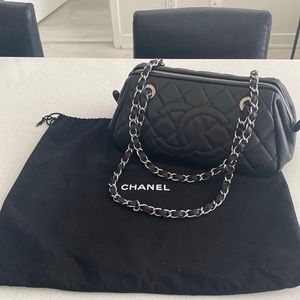 Chanel Caviar Leather Timeless CC Bowling Bag
